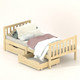 Миниатюра изображения товара Кровать-тахта детская Dipriz Фиона 80x160 / Д.7552.2 (лак)