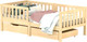 Миниатюра изображения товара Кровать-тахта детская Dipriz Фиона 80x160 / Д.7552.2 (лак)