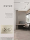 Миниатюра изображения товара Розетка Ovivo Grano 400-130300-908 (антрацит)