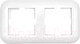 Миниатюра изображения товара Рамка для выключателей и розеток Ovivo Loft 404-010001-226 (белый)