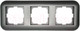 Миниатюра изображения товара Рамка для выключателей и розеток Ovivo Loft 404-110011-227 (дымчатый)
