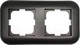 Миниатюра изображения товара Рамка для выключателей и розеток Ovivo Loft 404-170017-226 (черный)