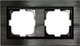 Миниатюра изображения товара Рамка для выключателей и розеток Ovivo Quantum 405-360000-226 (черный)