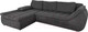 Миниатюра изображения товара Диван угловой Lama мебель Эдисон правый (Palermo-219 Graphite)