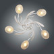 Миниатюра изображения товара Люстра Элетех Лилия НПБ 01-5x60-107 Е27 / 1005405405 (151 белый/золотой)