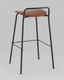 Миниатюра изображения товара Стул барный Stool Group Mantis (экокожа коричневый)