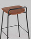 Миниатюра изображения товара Стул барный Stool Group Mantis (экокожа коричневый)