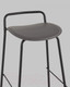 Миниатюра изображения товара Стул барный Stool Group Mantis (экокожа темно-серый)