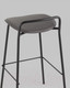 Миниатюра изображения товара Стул барный Stool Group Mantis (экокожа темно-серый)