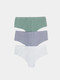 Миниатюра изображения товара Комплект женских трусов Mark Formelle 412593-3 (р.106, зеленый минерал/декор)