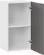 Миниатюра изображения товара Шкаф навесной для кухни ТриЯ Тиана 1В4 (белый/асфальт супермат)