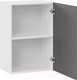 Миниатюра изображения товара Шкаф навесной для кухни ТриЯ Тиана 1В5 (белый/асфальт супермат)