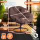 Миниатюра изображения товара Кресло офисное Tetchair Cloude Home (рогожка коричневый)