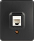 Миниатюра изображения товара Розетка ЭРА Эксперт 11-3203-05 / Б0062988 (антрацит)