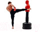 Миниатюра изображения товара Боксерский манекен DFC Adjustable Punch Man-Medium с регулировкой высоты / TLS-HR (красный)