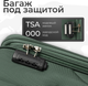 Миниатюра изображения товара Чемодан на колесах MONZA 8038# (M, зеленый)