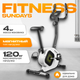Миниатюра изображения товара Велотренажер Sundays Fitness Simple Line ES-8301 (белый)