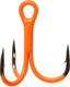 Миниатюра изображения товара Набор крючков рыболовных Flagman Fishing Treble hook F36 Orange №4 / F36O-04  (5шт)