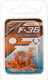 Миниатюра изображения товара Набор крючков рыболовных Flagman Fishing Treble hook F36 Orange №4 / F36O-04  (5шт)