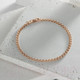 Миниатюра изображения товара Браслет из розового золота ZORKA 612087ГПГ.050.14K.R (18см)