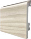 Миниатюра изображения товара Плинтус КТМ-2000 Дюрополимер ПВБ80-618В (2м, дуб снежный)