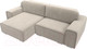 Миниатюра изображения товара Диван угловой Лига Диванов Лига-029 левый / 121917L (микровельвет бежевый)