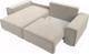 Миниатюра изображения товара Диван угловой Лига Диванов Лига-029 левый / 121917L (микровельвет бежевый)