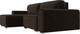 Миниатюра изображения товара Диван угловой Лига Диванов Лига-029 левый / 121919L (микровельвет коричневый)