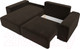 Миниатюра изображения товара Диван угловой Лига Диванов Лига-029 левый / 121919L (микровельвет коричневый)