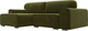 Миниатюра изображения товара Диван угловой Лига Диванов Лига-029 левый / 121920L (микровельвет зеленый)