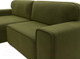 Миниатюра изображения товара Диван угловой Лига Диванов Лига-029 левый / 121920L (микровельвет зеленый)