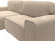 Миниатюра изображения товара Диван угловой Лига Диванов Лига-029 левый / 121924L (велюр бежевый)