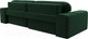 Миниатюра изображения товара Диван угловой Лига Диванов Лига-029 левый / 121926L (велюр зеленый)