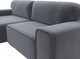 Миниатюра изображения товара Диван угловой Лига Диванов Лига-029 левый / 121928L (велюр серый)