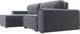 Миниатюра изображения товара Диван угловой Лига Диванов Лига-029 левый / 121928L (велюр серый)