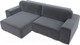 Миниатюра изображения товара Диван угловой Лига Диванов Лига-029 левый / 121928L (велюр серый)