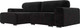 Миниатюра изображения товара Диван угловой Лига Диванов Лига-029 левый / 121929L (велюр черный)
