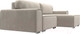 Миниатюра изображения товара Диван угловой Лига Диванов Лига-029 правый / 121917 (микровельвет бежевый)