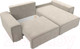Миниатюра изображения товара Диван угловой Лига Диванов Лига-029 правый / 121917 (микровельвет бежевый)