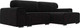 Миниатюра изображения товара Диван угловой Лига Диванов Лига-029 правый / 121918 (микровельвет черный)