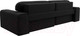 Миниатюра изображения товара Диван угловой Лига Диванов Лига-029 правый / 121918 (микровельвет черный)