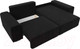 Миниатюра изображения товара Диван угловой Лига Диванов Лига-029 правый / 121918 (микровельвет черный)