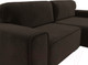 Миниатюра изображения товара Диван угловой Лига Диванов Лига-029 правый / 121919 (микровельвет коричневый)