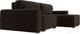 Миниатюра изображения товара Диван угловой Лига Диванов Лига-029 правый / 121919 (микровельвет коричневый)