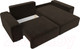 Миниатюра изображения товара Диван угловой Лига Диванов Лига-029 правый / 121919 (микровельвет коричневый)