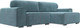 Миниатюра изображения товара Диван угловой Лига Диванов Лига-029 правый / 121925 (велюр бирюзовый)