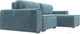 Миниатюра изображения товара Диван угловой Лига Диванов Лига-029 правый / 121925 (велюр бирюзовый)