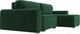 Миниатюра изображения товара Диван угловой Лига Диванов Лига-029 правый / 121926 (велюр зеленый)
