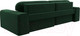 Миниатюра изображения товара Диван угловой Лига Диванов Лига-029 правый / 121926 (велюр зеленый)