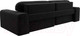 Миниатюра изображения товара Диван угловой Лига Диванов Лига-029 правый / 121929 (велюр черный)